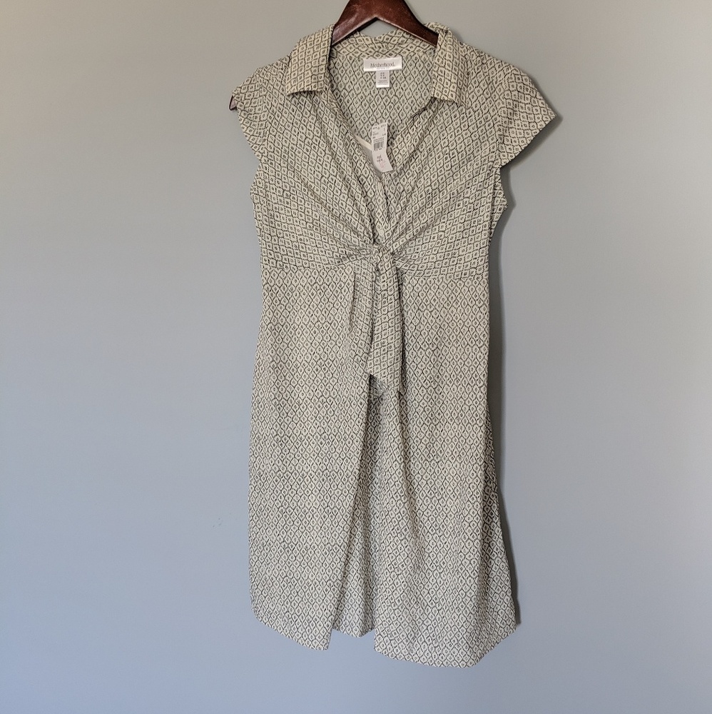 Motherhood Maternity Printed Tie Dress